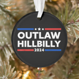 Ornamento Trump Vance 2024 J.D. Vance Outlaw Hillbilly