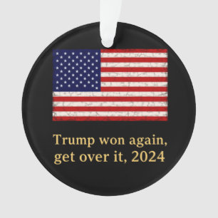 Ornamento Trump venceu de novo supere o seu 2024 com Trump