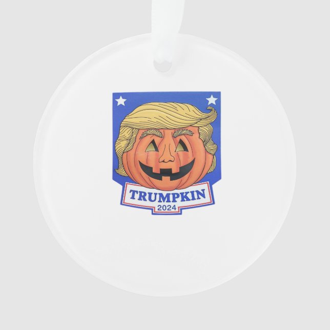 Ornamento Trumpkin Clássico - Cotação do Dia de as Bruxas en (Frente)