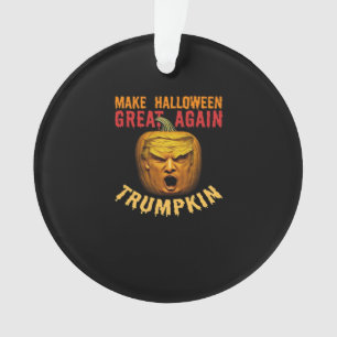 Ornamento Trumpkin Faz Excelente De Halloween De Novo - Dona