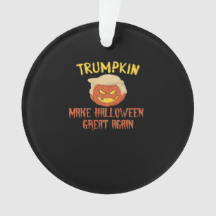 Ornamento Trumpkin Faz Excelente De Halloween De Novo - Engr