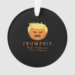 Ornamento Trumpkin Faz Excelente De Halloween De Novo - Engr