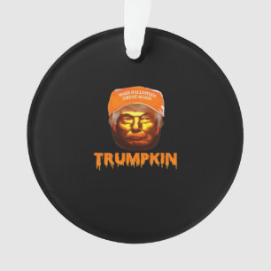 Ornamento Trumpkin Faz Excelente De Halloween De Novo Lama