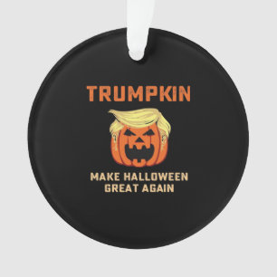 Ornamento Trumpkin Faz Excelente De Halloween Novamente - Bo