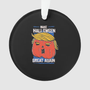 Ornamento Trumpkin Faz Excelente De Halloween Novamente Pump
