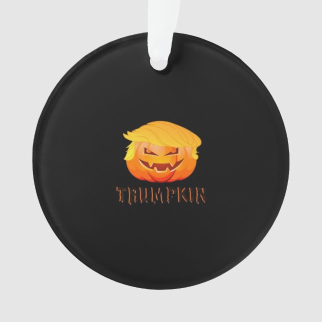 Ornamento Trumpkin Halloween Classic (Frente)