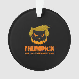 Ornamento Trumpkin, Torne O Excelente De Halloween Clássico