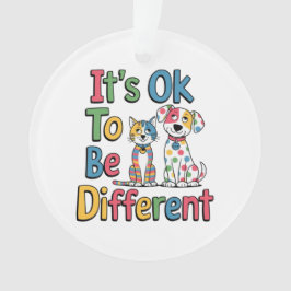Ornamento Tudo bem ser diferente