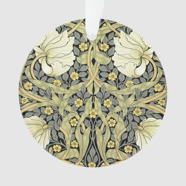 Ornamento Tulipas Pimpernel Arte Botânica William Morris (Frente)