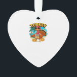 Ornamento Turkey on Vacation in Jamaica Classic T-Shirt.png<br><div class="desc">Turkey on Vacation in Jamaica Classic T-Shirt.png</div>