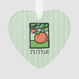Ornamento Tutor, Professor Obrigado, Maçã