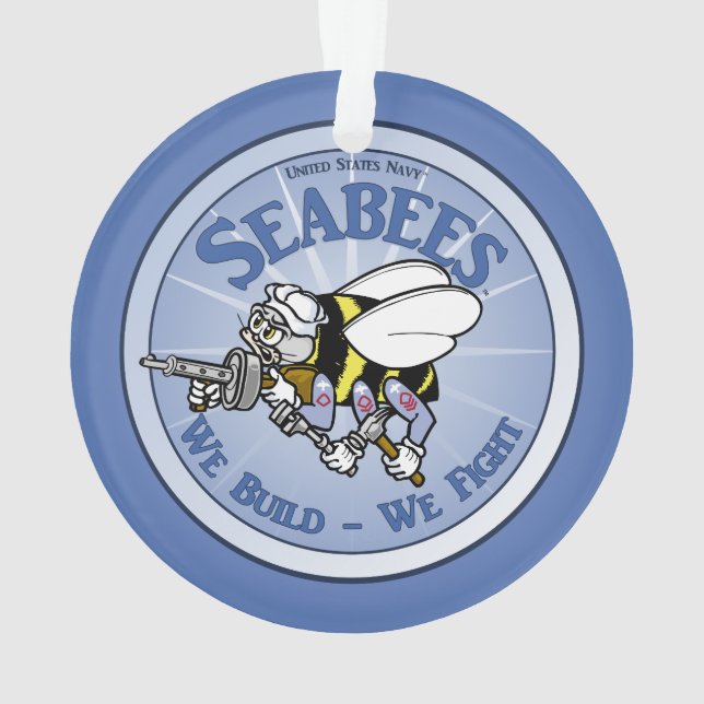 Ornamento U.S. Seabee do marinho (Verso)
