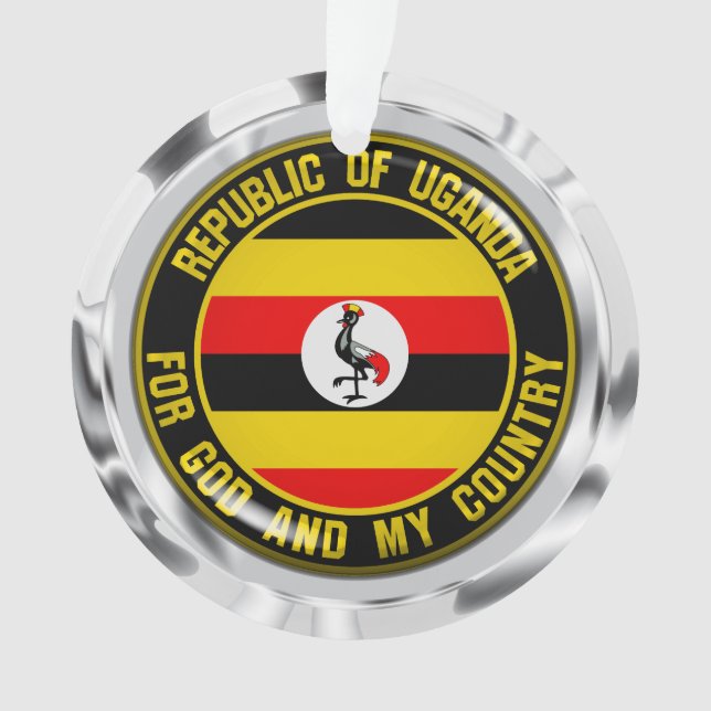 Ornamento Uganda Round Emblem (Frente)