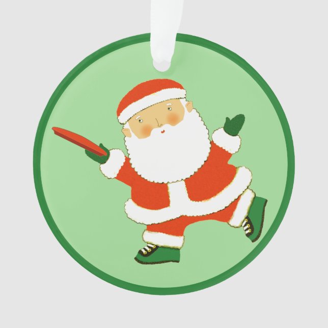 Ornamento Ultimate Frisbee Personalizado (Frente)