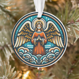 Ornamento Um Anjo Guardião de Oração