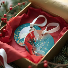 Ornamento Um Anjo No Cardeal Vermelho Celestial Foto Memoria