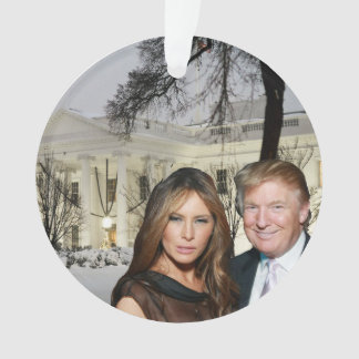 Ornamento Um Natal Trump: Donald e Melania