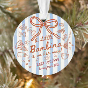 Ornamento Um pouco de Bambina Acrílico 