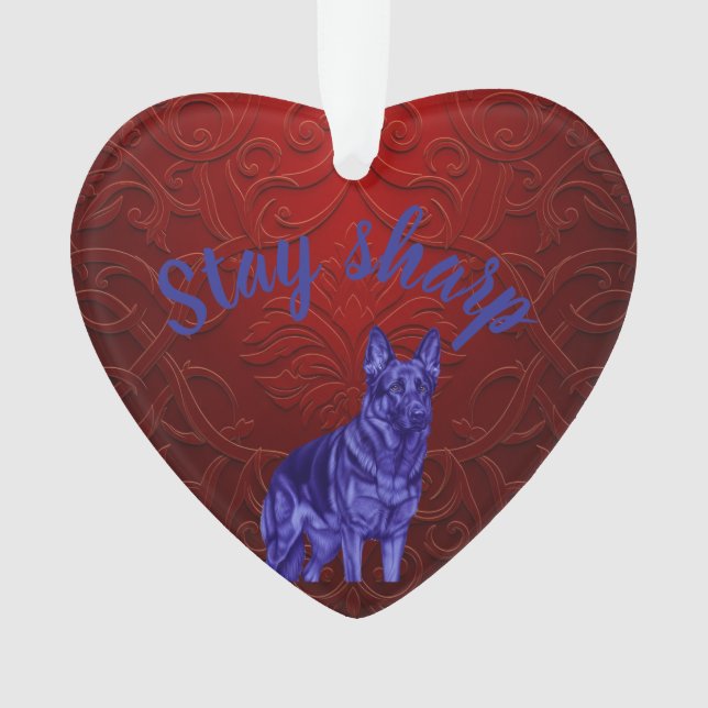 Ornamento Um presente para o seu cão legal (Frente)