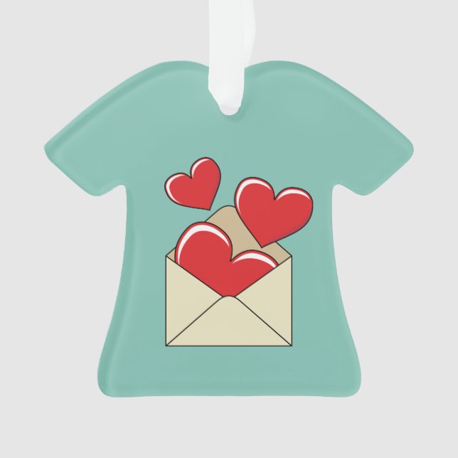 Ornamento Uma Carta de Amor (Frente)