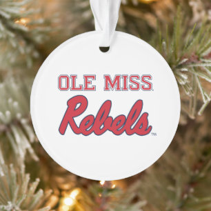 Ornamento Universidade do Mississippi   Ole Miss Rebels