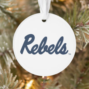 Ornamento Universidade do Mississippi   Script Rebels