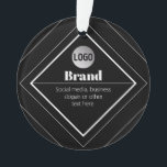 Ornamento Upload Your Logo & Customizable Text Design<br><div class="desc">Customizable modern design with your own logo.</div>