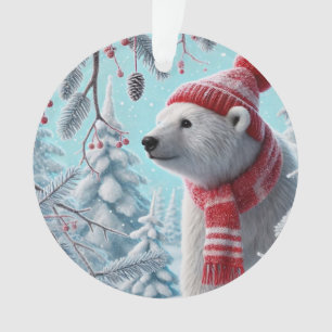 Ornamento Urso Polar Bonito