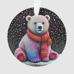 Ornamento Urso polar fofo
