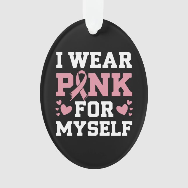 Ornamento Usar Rosa Eu Mesmo (Frente)