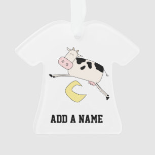 Ornamento Vaca Salta Sobre Lua
