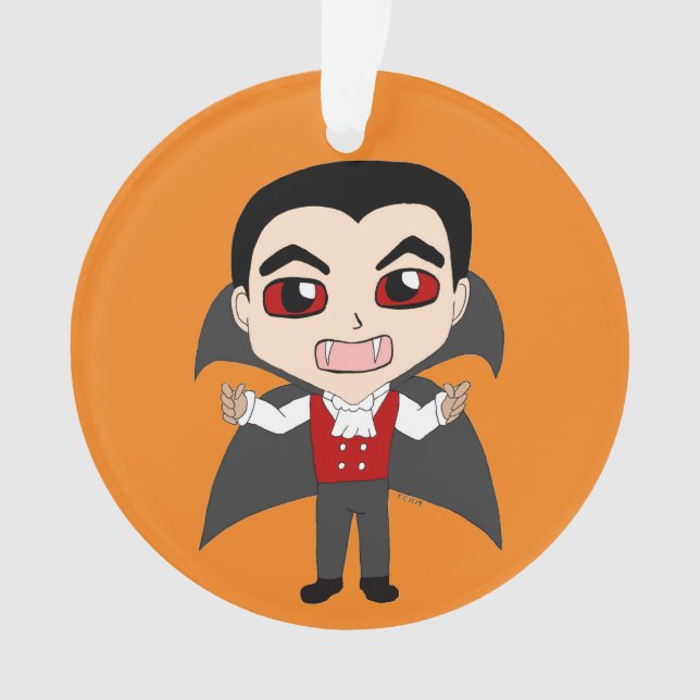 Ornamento vampiro de chibi (Frente)