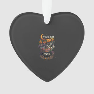 Ornamento Vassoura de Bruxa Hocus Pocus Gato Preto Caldeirão