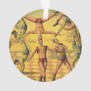 Ornamento Velha escola SUPERIOR da ginástica