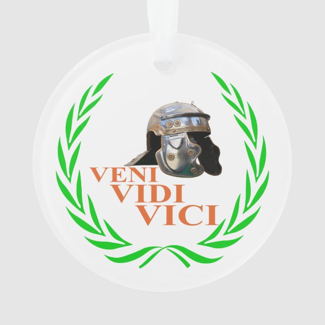 Ornamento Veni Vidi Vici (Verso)