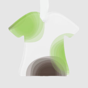 Ornamento Verde, moderno, simples, abstrato gráfico de flor