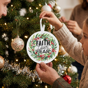 Ornamento versículo da Bíblia de Natal Tipografia preta com
