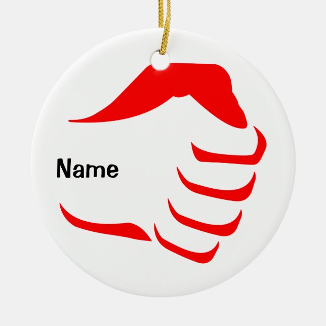 Ornamento vertical do punho (Frente)