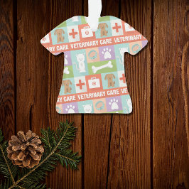 Ornamento Veterinária Profissional Icônica