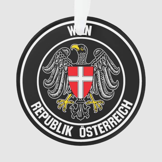 Ornamento Viena Round Emblem (Frente)