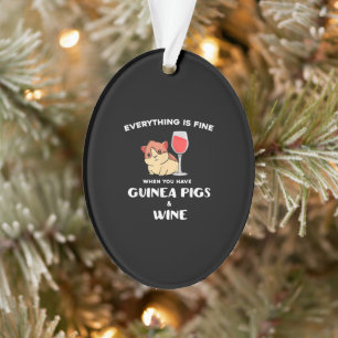 Ornamento Vinho-Presente-De-Porco-Guaxineta