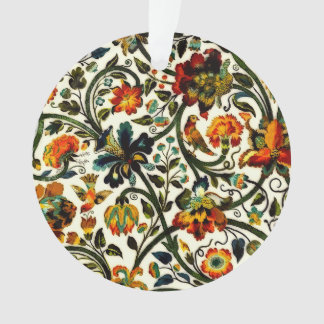 Ornamento Vintage Art Nouveau Thistles Cicadas Patterno