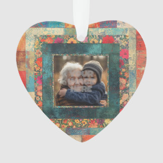 Ornamento Vintage Floral Border Frame Para Suas Fotos