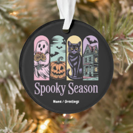 Ornamento Vintage Halloween Horror Spooky Season Cute Creepy