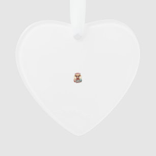 Ornamento Vintage Howdy Honey Páscoa Vaca Highland Fofa Bunn
