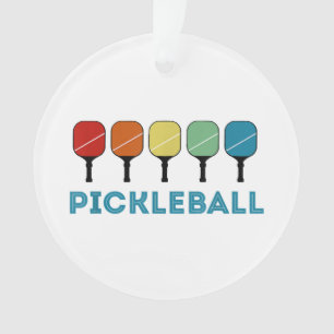 Ornamento Vintage Retro Pickleball Funny