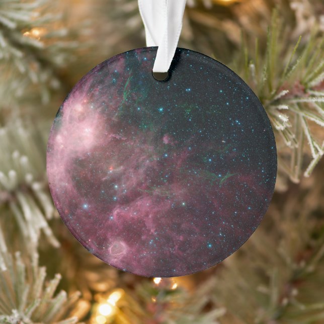 Ornamento Visão Infravermelho Mostrando O Nascimento E A Mor (Árvore)