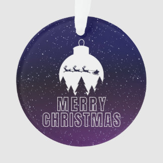 Ornamento Visão Meia-Noite e Papais noeis