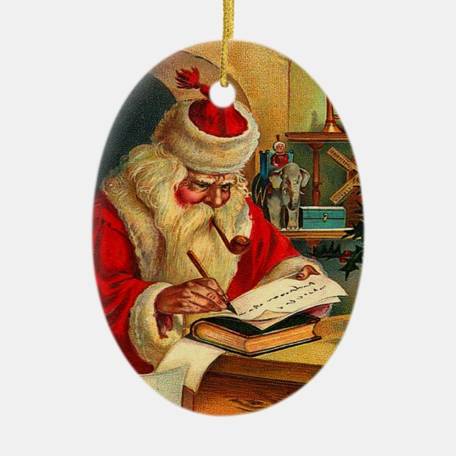Ornamento Vitoriano Santa Claus (Frente)
