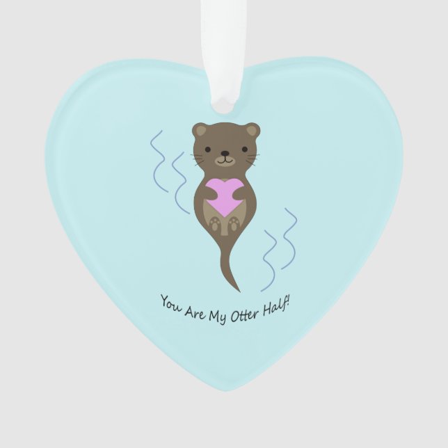 Ornamento Você é a minha metade (Frente)